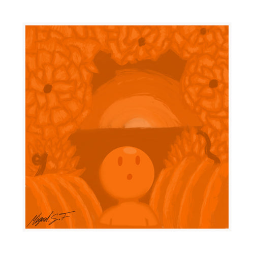 Orange Print
