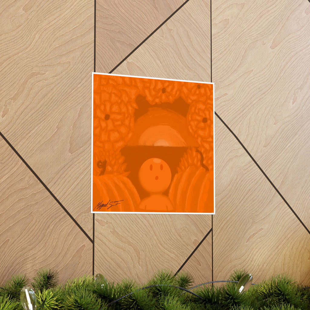 Orange Print