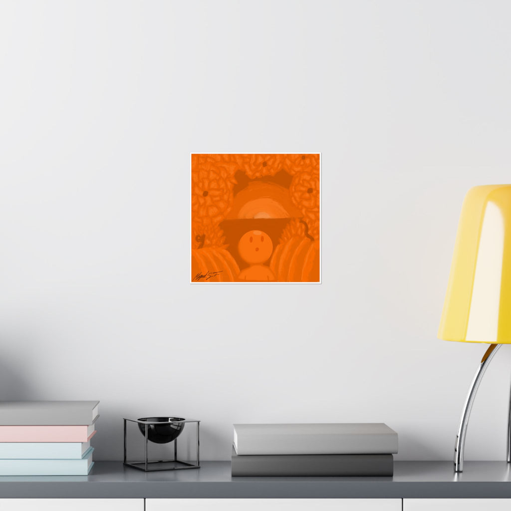 Orange Print